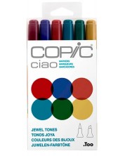 Set markera Too Copic Ciao - Jewel tonovi, 6 boja -1