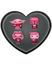 Set mini figurica Funko Pocket POP! Television: The Mandalorian - Happy Valentine's Box -1