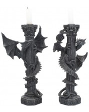 Set svijećnjaka Nemesis Now Adult: Gothic - Guardians of the Light, 28 cm -1