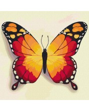 Set za slikanje po brojevima Ideyka - Narančasti leptir, 25 х 25 cm -1