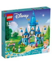 Кonstruktor LEGO Disney - Pepeljugin dvorac i Šarmantni princ (43206) -1