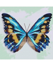 Set za slikanje po brojevima Ideyka - Plavi leptir, 25 x 25 -1