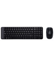 Set miš i tipkovnica Logitech - MK220, bežični, crni -1