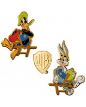 Set bedževa CineReplicas Animation: Looney Tunes - Bugs and Daffy at Warner Bros Studio (WB 100th) -1
