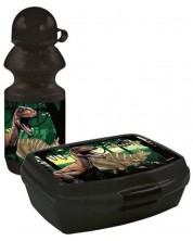 Set Derform - Dinosaur, boca i kutija za hranu