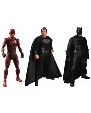 Set akcijskih figurica Mezco DC Comics: Justice League - Deluxe Steel Box (Zack Snyder's Justice League)
