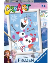 Set za slikanje po brojevima Ravensburger CreArt - Veseli Olaf -1