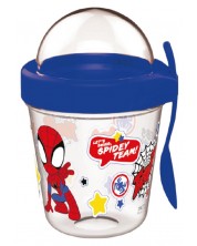 Set šalica s žlicom Disney - Spider-Man, 350 ml -1