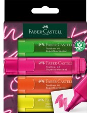 FABER-CASTELL 1546 TEKST MARKER NEON 4 BOJE KARTONSKA KUTIJA