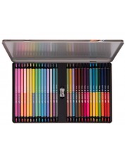 Set dvostranih olovaka u boji Daco - 60 boja, metalna kutija -1