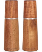 Set mlinaca za sol i papar Cole & Mason - Marlow Acacia, 18.5 х 6 cm