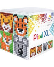 Kreativni set s pikselima Pixelhobby - XL, Kocka, divlje životinje -1