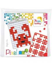 Kreativni set piksela Pixelhobby - Privjesak za ključeve, Rak