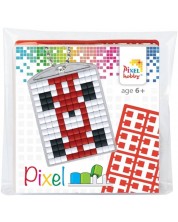 Kreativni set piksela Pixelhobby - Privjesak za ključeve, Trkaći auto -1