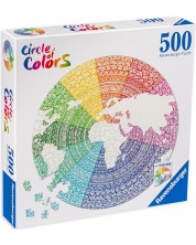 Okrugla slagalica Ravensburger od 500 dijelova - Mandala