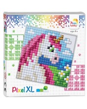 Kreativni set piksela Pixelhobby - XL, Jednorog, tip 2