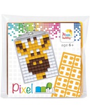 Kreativni set piksela Pixelhobby - Privjesak za ključeve, Žirafa -1