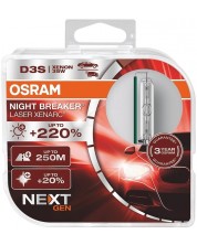 Xenon Osram - D3S, 66340XNN-HCB, Xenarc Night Breaker Laser -1