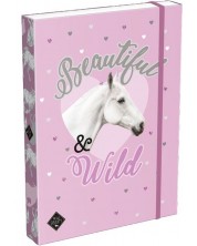 Kutija s elastičnom trakom Lizzy Card Wild Beauty Purple - A4