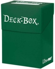 Kutija za karte Ultra Pro - Solid Color Deck Box, Forest Green (80+ kom.) -1