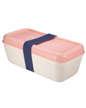 Kutija za hranu Milan - 750 ml, s ružičastim poklopcem -1