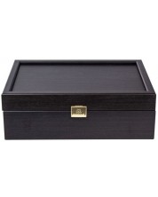 Kutija za figure Manopoulos - drvena, crna, 23.6 x 16.4 cm -1