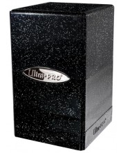 Kutija za kartice Ultra Pro Satin Tower - Glitter Black (100+ kom.) -1