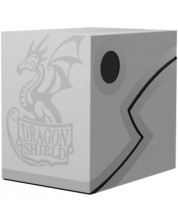 Kutija za karte Dragon Shield Double Shell - Ashen White/Black (150 kom.) -1