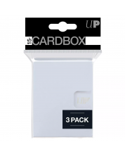 Kutija za karte Ultra Pro - Card Box 3-pack, White (15+ kom.) 