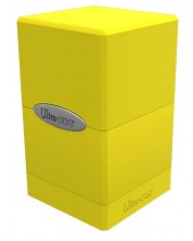 Kutija za kartice Ultra Pro Satin Tower - Bright Yellow (100+ kom.) -1