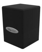 Kutija za kartice Ultra Pro Satin Cube - Jet Black (100+ kom.)
