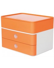 Kutija s 2 ladice Han - Allison smart plus, narančasta -1