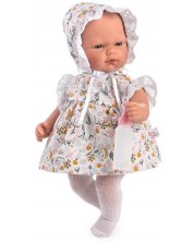 Lutka Asi Dolls - Beba Ollie, u haljini s motivom cvijeća -1
