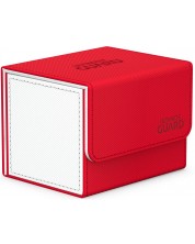 Kutija za karte Ultimate Guard Sidewinder XenoSkin SYNERGY Red/White (100+ komada) -1