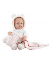 Beba lutka Paola Reina Mini Pikolines - Djevojčica s odjećom, 32 cm