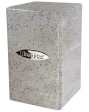 Kutija za kartice Ultra Pro Satin Tower - Glitter Clear (100+ kom.)