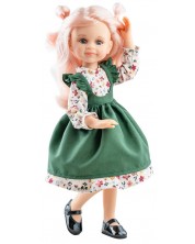 Lutka Paola Reina Amigas - Cleo, u zelenoj haljini, 32 cm