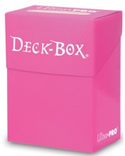 Kutija za karte Ultra Pro - Solid Color Deck Box, Bright Pink (80+ kom.)