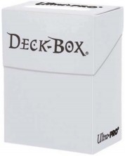 Kutija za karte Ultra Pro - Solid Color Deck Box, White (80+ kom.) -1