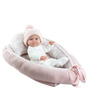 Beba lutka Paola Reina Mini Pikolines - Djevojčica s krevetićem, 32 cm -1