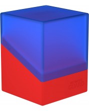 Kutija za kartice Ultimate Guard Boulder Deck Case Synergy - Plava/Crvena (100+ kom.) -1