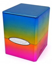 Kutija za karte Ultra Pro Hi-Gloss Satin Cube - Rainbow (100+ kom.) -1