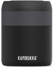 Kutija za hranu i piće Kambukka - Bora, 600 ml, crni mat