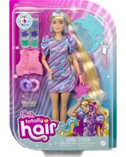 Lutka Barbie Totally hair - S plavom kosom i dodacima -1