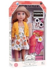 Lutka s odjećom i dodacima Raya Toys - Camilla, 44 cm