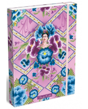 Kutija s elastičnom trakom Lizzy Card - Frida Cahlo Purpura