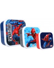Kutija za hranu 3 u 1 Vadobag Spider-Man - Let's Eat!