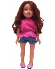 Lutka Micki Pippi - Bella, s dugom kosom za frizure, 46 cm