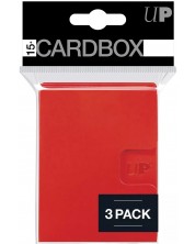 Kutija za karte Ultra Pro - Card Box 3-pack, Red (15+ kom.)