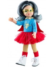 Lutka Paola Reina Amigas - Paola, s kostimom superheroja, 32 cm -1